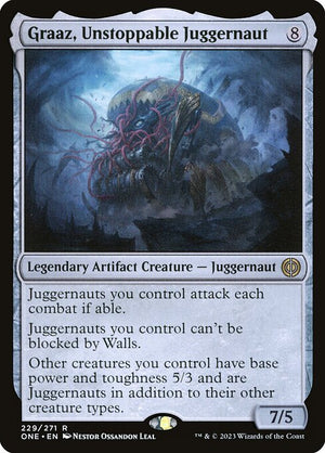 Graaz, Unstoppable Juggernaut (229) [Phyrexia: All Will Be One]