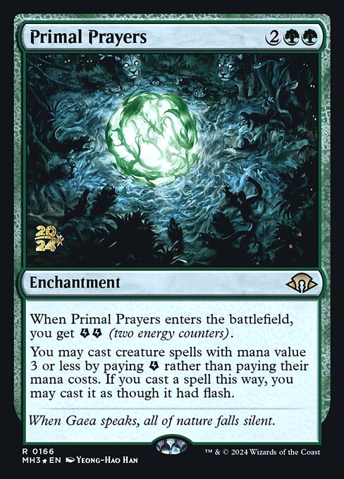 Primal Prayers (166s) [Modern Horizons 3 Promos]