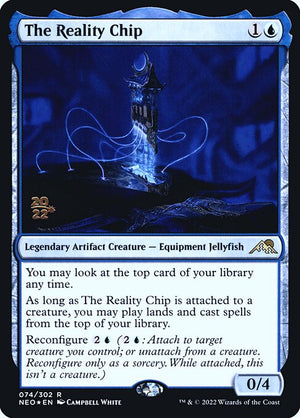 The Reality Chip (74s) [Kamigawa: Neon Dynasty Promos]