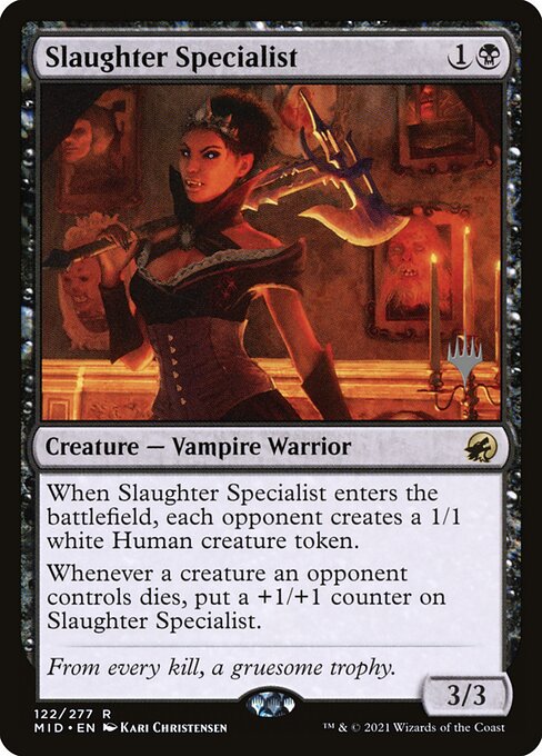 Slaughter Specialist (122p) [Innistrad: Midnight Hunt Promos]