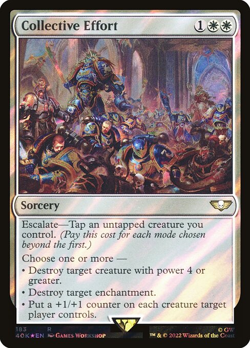 Collective Effort (183★) [Warhammer 40,000 Commander]