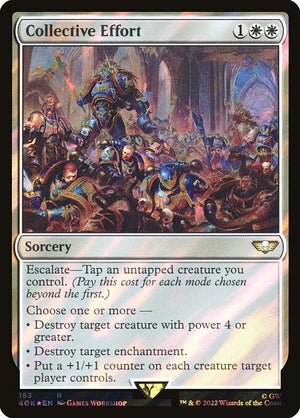 Collective Effort (183★) [Warhammer 40,000 Commander]