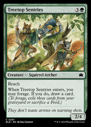 Treetop Sentries (201) [Bloomburrow]