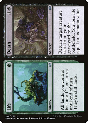 Life // Death (216) [Dominaria Remastered]