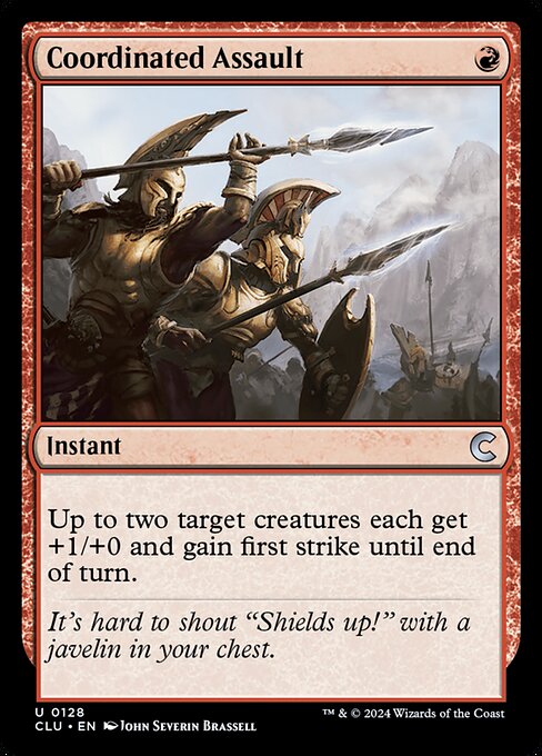 Coordinated Assault (128) [Ravnica: Clue Edition]