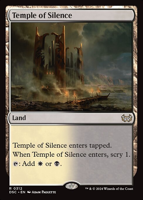 Temple of Silence (312) [Duskmourn: House of Horror Commander]