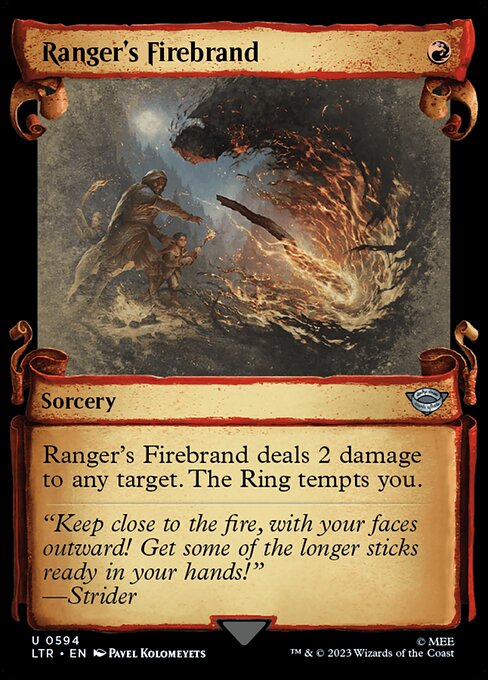 Ranger's Firebrand (594) [The Lord of the Rings: Tales of Middle-earth] [Showcase]