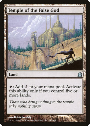 Temple of the False God (290) [Commander 2011]