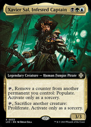 Xavier Sal, Infested Captain (33) [The Lost Caverns of Ixalan Commander] [Extended Art]