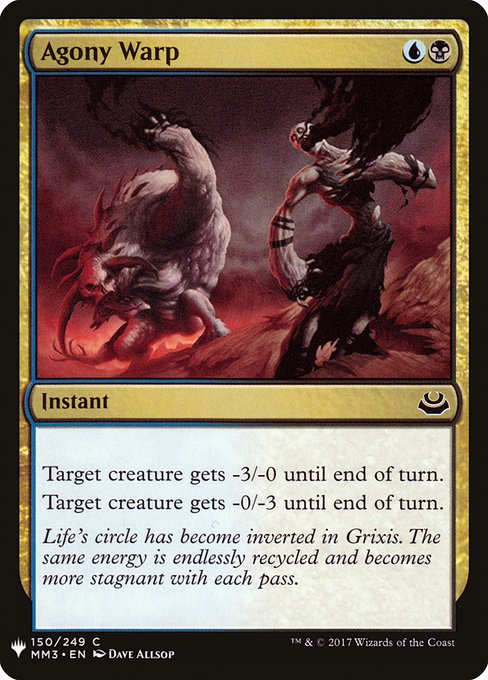 Agony Warp (MM3-150) [The List]