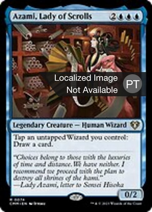 Azami, Lady of Scrolls (74) [Commander Masters]