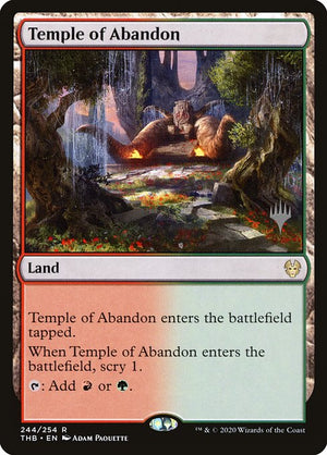 Temple of Abandon (244p) [Theros Beyond Death Promos]