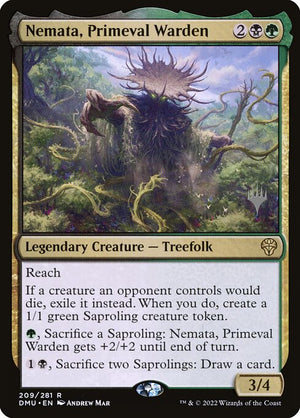 Nemata, Primeval Warden (209p) [Dominaria United Promos]