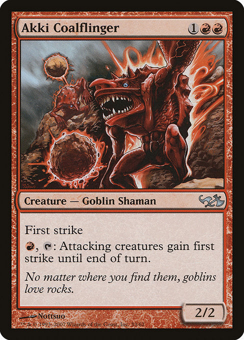 Akki Coalflinger (33) [Duel Decks: Elves vs. Goblins]