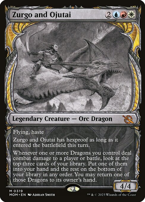 Zurgo and Ojutai (319) [March of the Machine] [Showcase]
