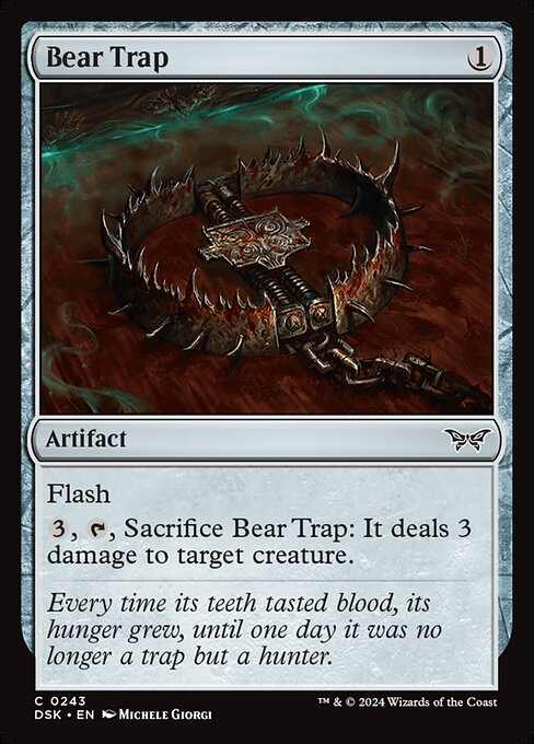 Bear Trap (243) [Duskmourn: House of Horror]