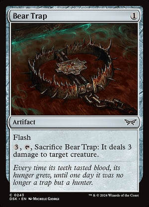 Bear Trap (243) [Duskmourn: House of Horror]