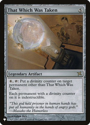 That Which Was Taken (BOK-162) [The List]
