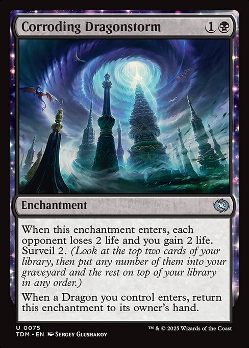Corroding Dragonstorm (75) [Tarkir: Dragonstorm]