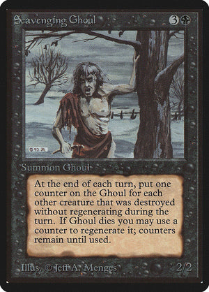 Scavenging Ghoul (127) [Limited Edition Beta]