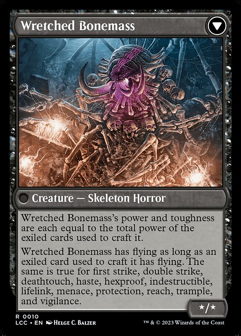 Altar of the Wretched // Wretched Bonemass (10) [The Lost Caverns of Ixalan Commander]