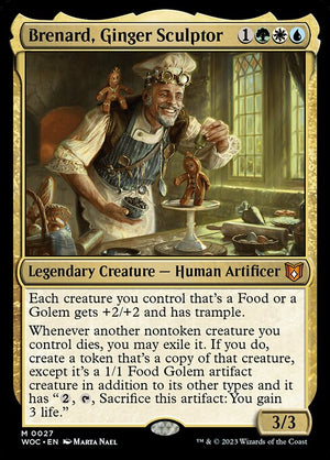 Brenard, Ginger Sculptor (27) [Wilds of Eldraine Commander]
