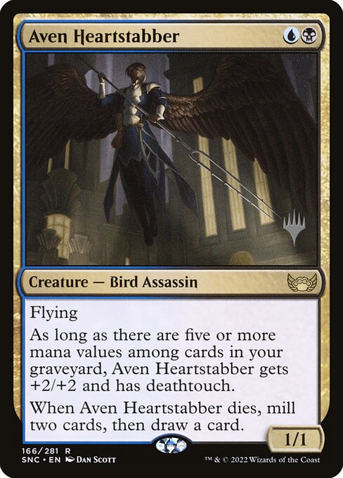 Aven Heartstabber (166p) [Streets of New Capenna Promos]