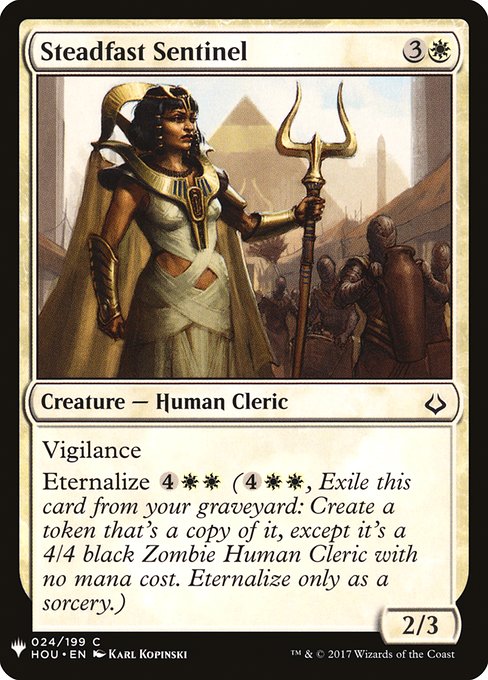 Steadfast Sentinel (HOU-24) [The List]