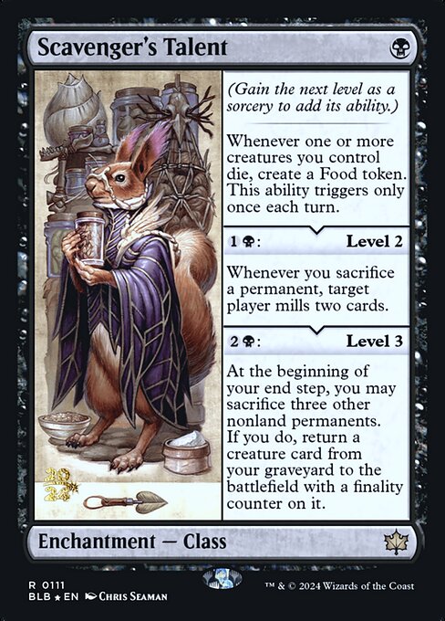 Scavenger's Talent (111s) [Bloomburrow Promos]