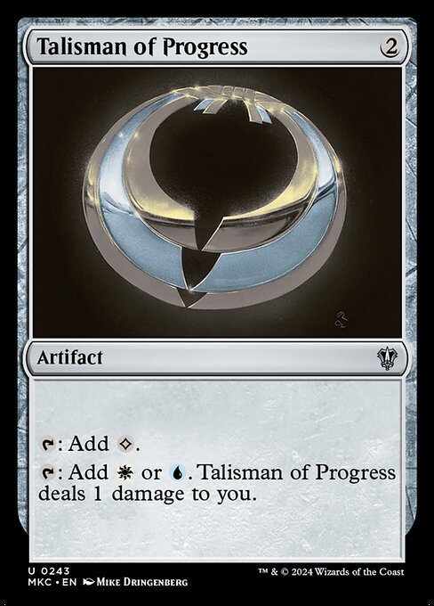 Talisman of Progress (243) [Murders at Karlov Manor Commander]