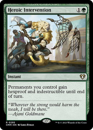 Heroic Intervention (295) [Commander Masters]