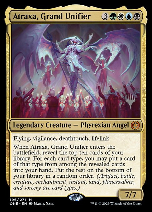 Atraxa, Grand Unifier (196p) [Phyrexia: All Will Be One Promos]