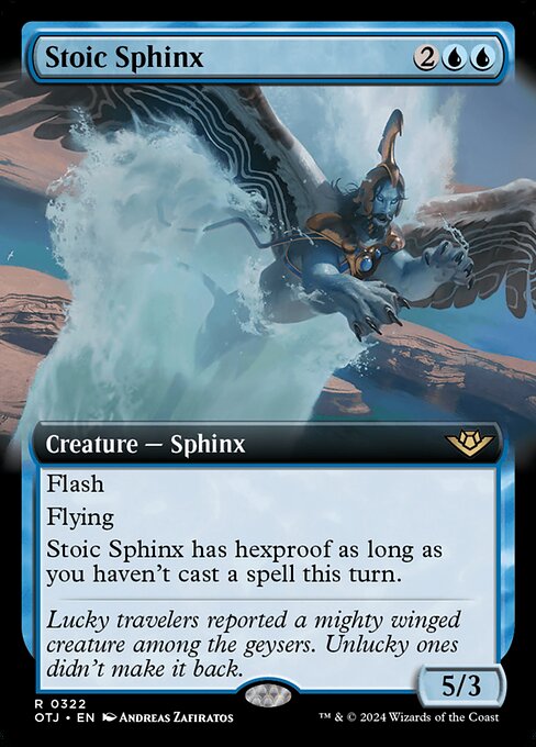 Stoic Sphinx (322) [Outlaws of Thunder Junction]