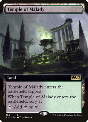 Temple of Malady (388) [Core Set 2021] [Extended Art]
