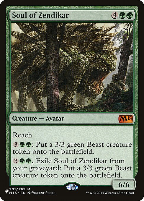 Soul of Zendikar (M15-201) [The List]