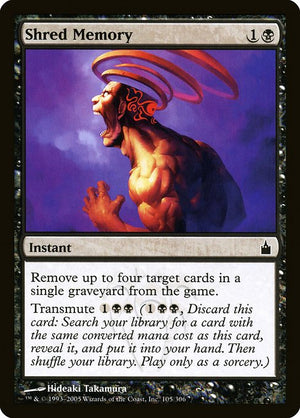 Shred Memory (105) [Ravnica: City of Guilds]
