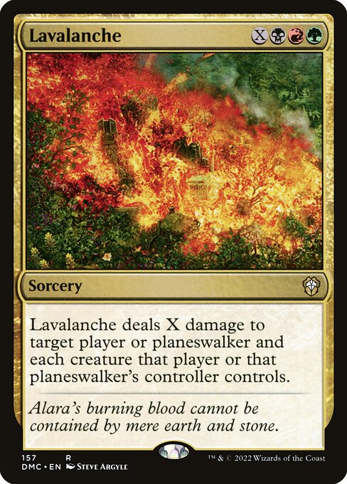 Lavalanche (157) [Dominaria United Commander]