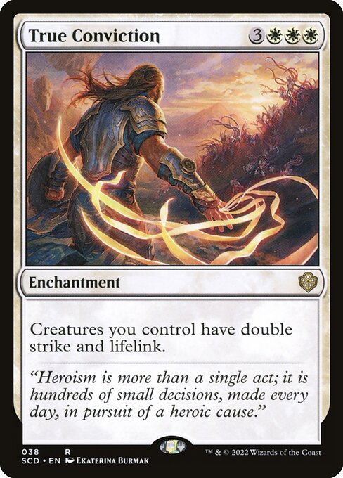 True Conviction (38) [Starter Commander Decks]