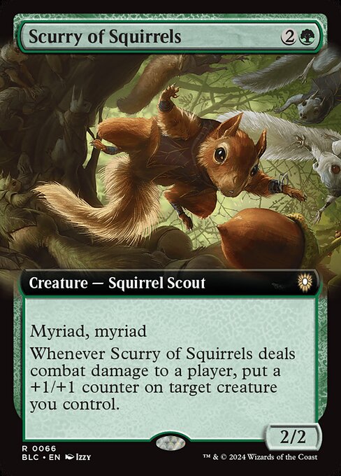 Scurry of Squirrels (66) [Bloomburrow Commander]