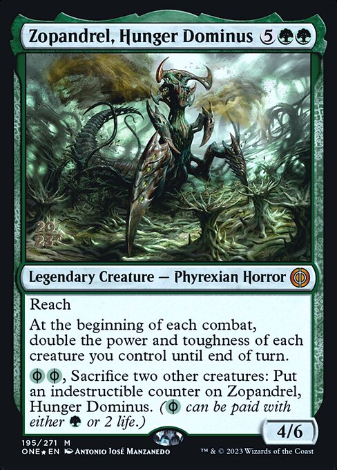 Zopandrel, Hunger Dominus (195s) [Phyrexia: All Will Be One Promos]