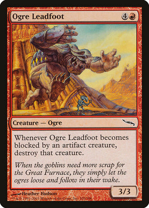 Ogre Leadfoot (102) [Mirrodin]