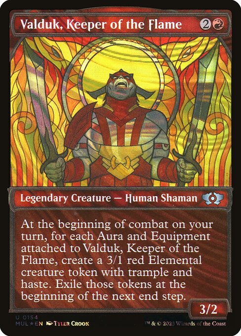 Valduk, Keeper of the Flame (154) [Multiverse Legends] [Showcase]