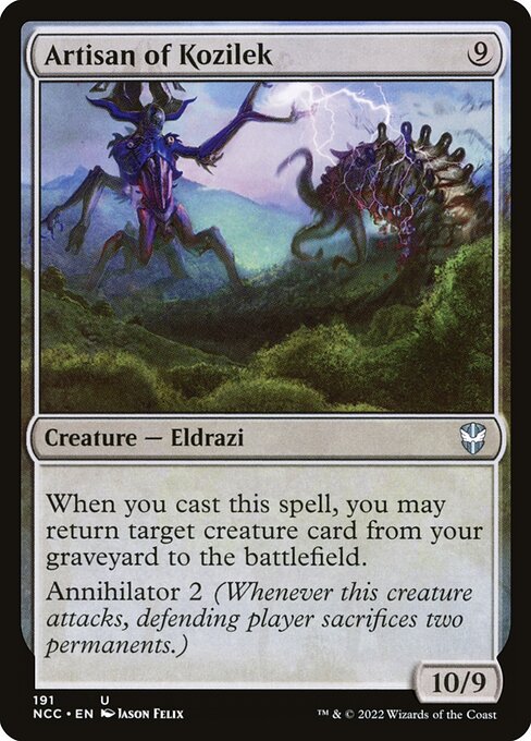 Artisan of Kozilek (191) [New Capenna Commander]