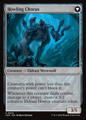Shrill Howler // Howling Chorus (214) [Innistrad Remastered] Reverse
