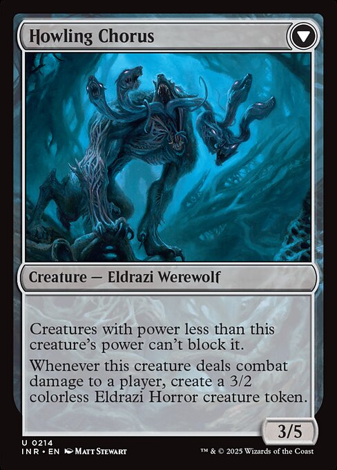 Shrill Howler // Howling Chorus (214) [Innistrad Remastered] Reverse