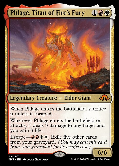 Phlage, Titan of Fire's Fury (197) [Modern Horizons 3]
