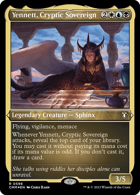 Yennett, Cryptic Sovereign (596) [Commander Masters]