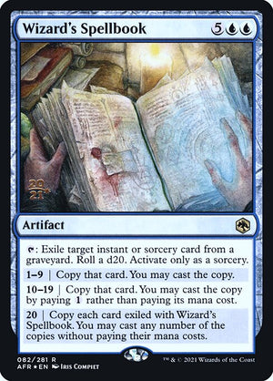 Wizard's Spellbook (82s) [Adventures in the Forgotten Realms Promos]