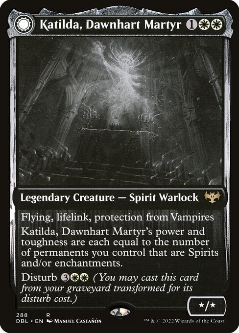 Katilda, Dawnhart Martyr // Katilda's Rising Dawn (288) [Innistrad: Double Feature]