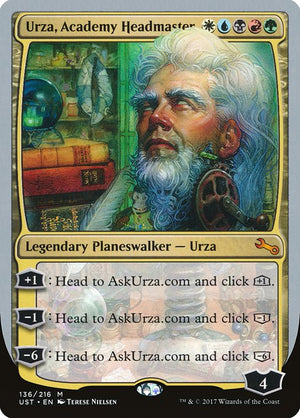 Urza, Academy Headmaster (136) [Unstable]